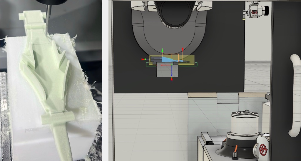 CNC milling of car body