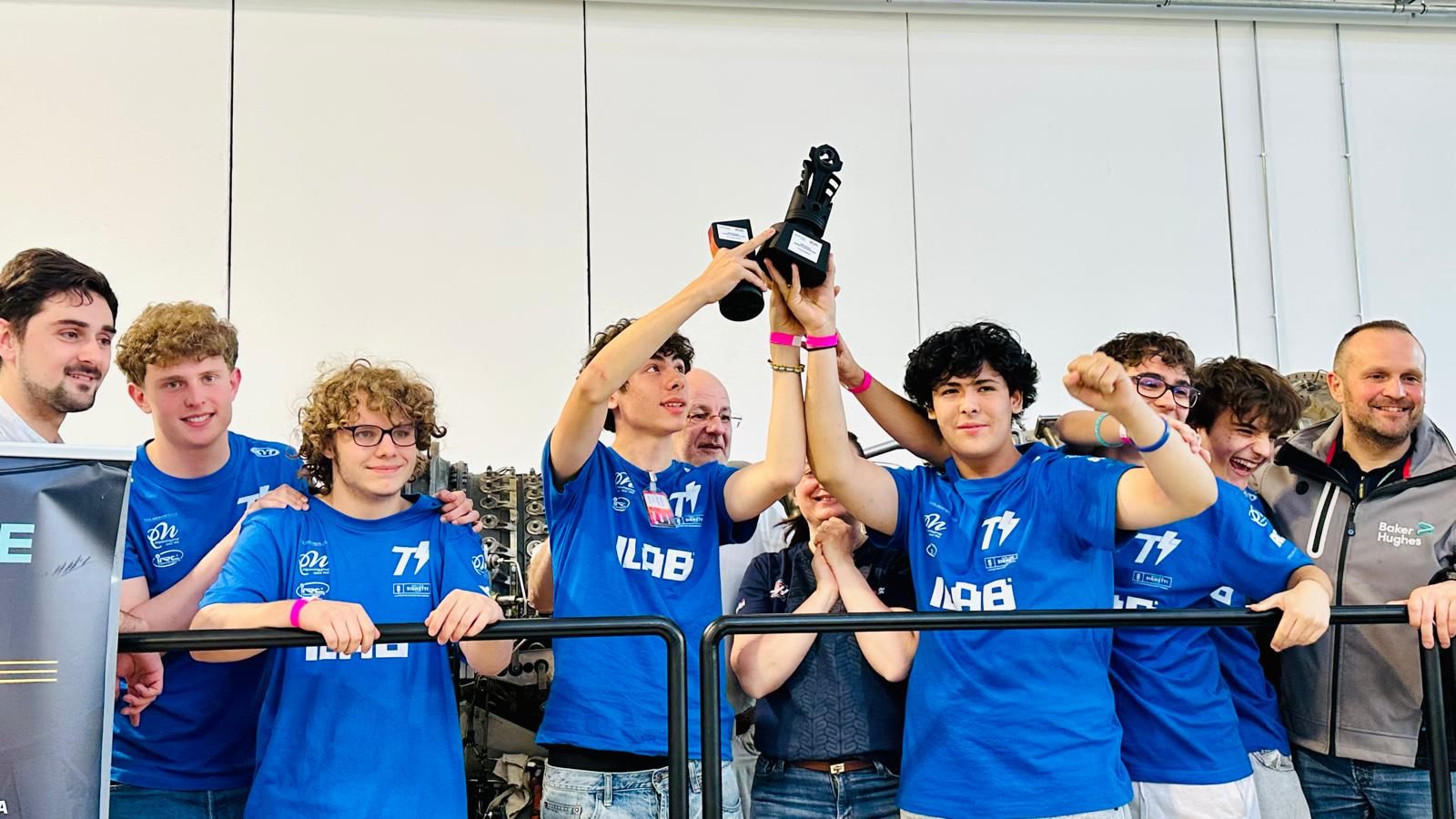 Team lifting the Semi Finals 2026 trophy