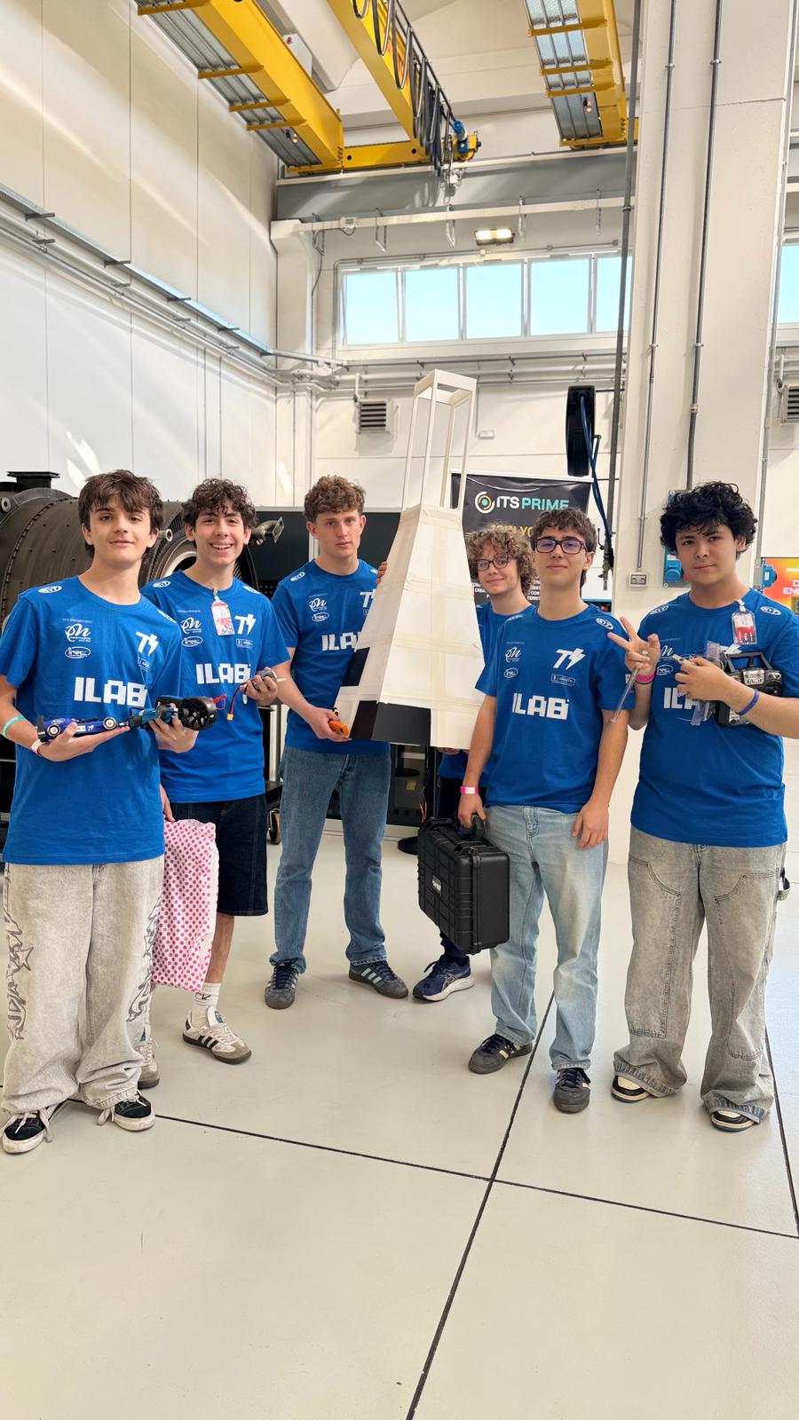 Tachyons drivers with car and rocket model